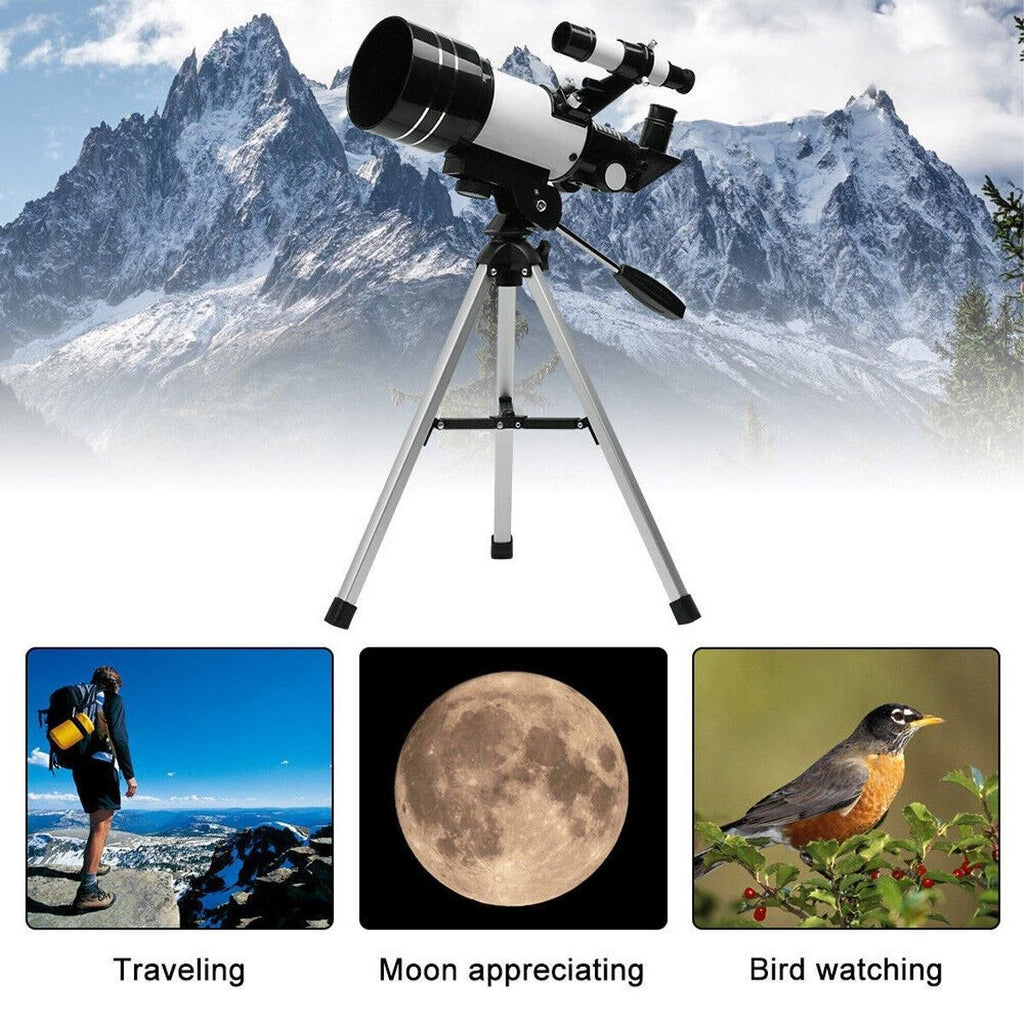 HD Astronomical Telescope with Desktop Tripod and Up to 150X Combo Magnification