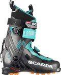 Scarpa Womens F1 Alpine Touring Ski Boots Skiing Snow - Anthacite/Lagoon - 4.5