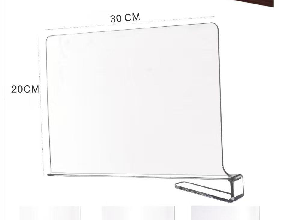Clear Shelf Divider – 30cm Wardrobe Organiser-4