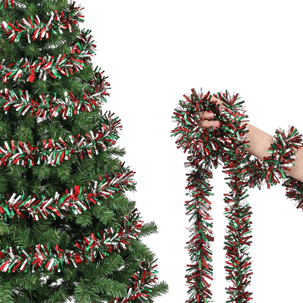 Jingle Jollys 20M Christmas Tinsel Garland Mixed Colors Xmas Party Decoration