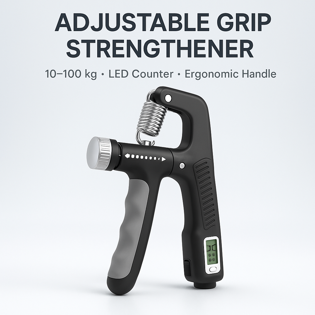 Adjustable grip strength trainer